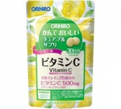 かんでおいしいチュアブルサプリ ビタミンC  (メール便ネコポス利用可)オリヒロ正規品