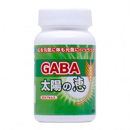 ラクト大麦GABA 太陽の恵 62カプセル 送料無料 キトサン食品工業正規品